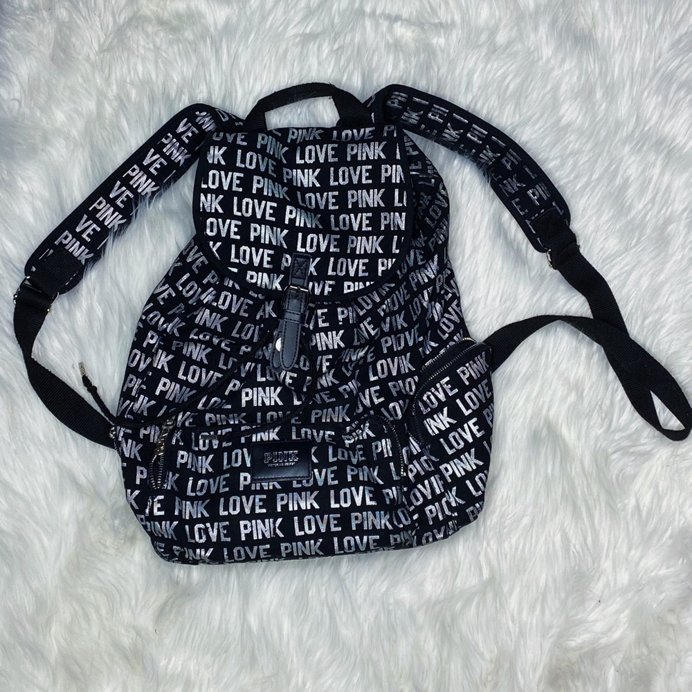 PINK drawstring bag